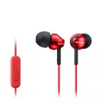 Sony Auriculares c/ Fios + Micro MDR-EX110APR Red
