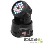 Ibiza Light Mini Wash Moving Head 18x3W LED RGB