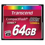Transcend 64GB Compact Flash 800x - TS64GCF800