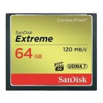 SanDisk 64GB Compact Flash 120MB/s UDMA7 800x - SDCFXSB-064G-G46