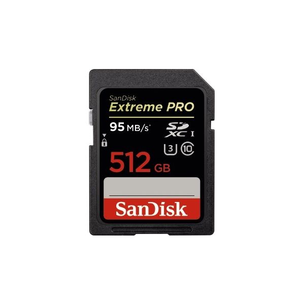 SanDisk 512GB SDXC Extreme Pro 95MB/s - SDSDXPA-512G-G46 | Kuantokusta