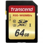 Transcend 64GB SDXC Ultimate UHS-I U3 - TS64GSDU3