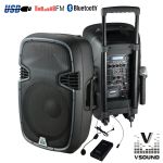 Conjunto Som Amplificado Pro 400W Kam 