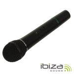 Ibiza Sound Microfone S/ Fios P/ Colunas Port 203.5mhz