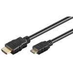Cabo Conversor Mini HDMI para HDMI V1.4 3D M/M Gold de 1.5m