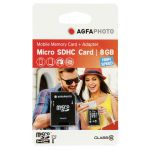 AgfaPhoto 8GB Micro SDHC Mobile High Speed Class 10 + Adaptador SD - 10579