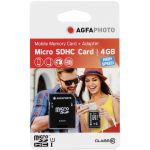 AgfaPhoto 4GB Micro SDHC Mobile High Speed Class 10 + Adaptador SD - 10578
