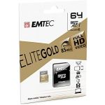 Emtec 64GB Micro SDXC Classe 10 Gold+ 85MB/s