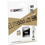 Emtec 16GB Micro SDHC Classe 10 Gold+ 85MB/s