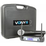 Vonyx Central Microfone Mão VHF s/ Fios WM511