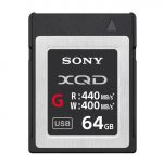 Sony 64GB XQD Série G 440MB/s - QDG64E-R