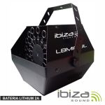 Ibiza Máquina De Bolhas 25w Preta Bat Lithium 2a