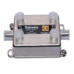 Televes Derivador 4 saidas 14dB conector F SCATV TLV4573