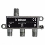 Televes Repartidor 3 saidas conector F SCATV TLV4532