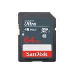 SanDisk 64GB SDXC Ultra UHS-I 48MB/s Cl. 10 - SDSDUNB-064G-GN3IN