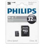 Philips 32GB Micro SD Class 10 com Adaptador - FM32MP45B