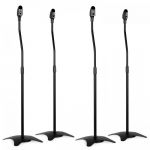 Electronic Star 4 Suportes de Colunas Black - PL-4x1884