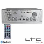 LTC Amplificador Stereo com Karaoke USB MP3/SD & Bluetooth 2x50W