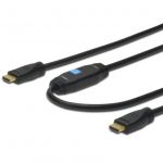 Digitus Cabo HDMI 1.4 + 3D Macho/Macho Autoamplificado 20m - AK-330105-200-S