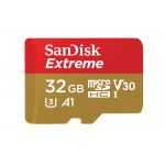 SanDisk 32GB MicroSD Extreme A1 V30 U3 UHS-I - SDSQXAF-032G-GN6MA