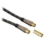 Hama Cabo Coaxial + Adaptador 120DB 1.5M
