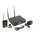 Velleman Sistema Microfone Pll Wireless 8 Canaluhf+transmi Corp+micro Lapela - W42-2