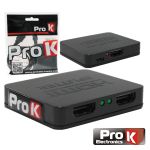 Prok Distribuidor Hdmi Amplificado 1 Entrada 2 Saídas 4K - PK-HDMI1E2S4K