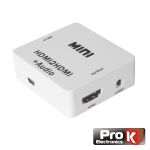 Prok Conversor Hdmi -> Hdmi Amplificado Saída Áudio Spdif - PK-HDMIHDMI01