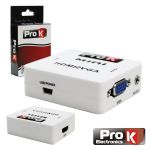 Prok Conversor Hdmi -> Vga com Áudio Amplificado - PK-HDMIVGA01