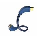 Inakustik Premium HDMI Cable w. Ethernet 90º Angled 2,0 m - 42502