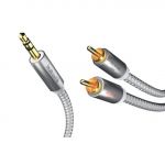 Inakustik Premium Audio Cable 3,5 mm Jack Plug - Cinch 1,5 m - 4100015