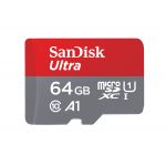 SanDisk 64GB Ultra MicroSDXC Class10 UHS-I A1 + Adapter - SDSQUAR-064G-GN6MA