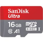 SanDisk Ultra Micro SDHC 16GB + Adaptador - CE-SDSQUAR-016G-GN6MA