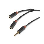 SBS Audio Stereo Cable 3,5mm Jack With Splitter for Mobile And Smartphones
