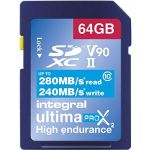 Integral 64GB UltimaPro X2 SDHC/XC V90 UHS-II Class 10 - INSDX64G-280/240U2
