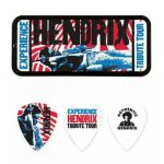 Dunlop Caixa de Metal com 12 Palhetas Jimi Hendrix JHPT09M