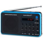 Sunstech Rádio Portátil RPDS32BL Blue