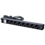 Adam Hall 87471 usb 19" Power Strip