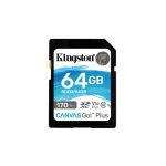 Kingston 64GB Canvas Go Plus U3 V30 Class10 UHS-I - SDG3/64GB