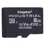 Kingston 8GB Micro SDHC Industrial Temperature Classe 10 UHS-I U1 - SDCIT/8GBSP