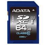 ADATA 64GB SDXC UHS-I Class 10 - ASDX64GUICL10-R