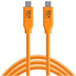 Tether Tools Cabo USB-C para USB-C 4.6M Orange - CUC15ORG