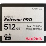 SanDisk 512GB CFast 2.0 Extreme PRO VPG130 - SDCFSP-512G-G46D