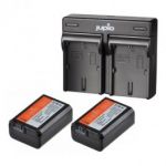 Jupio Kit 2x Baterias NP-FW50 1030mah + Carregador Dual USB