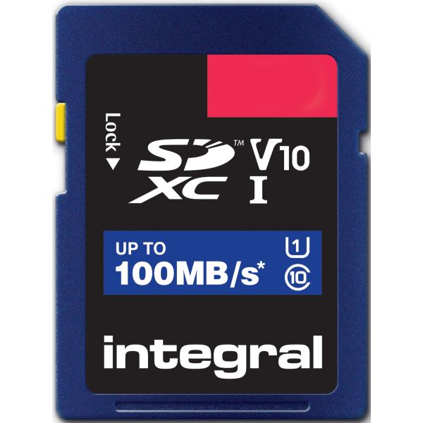 Integral 64GB SDXC Ultima Pro U1 100MB S Class 10 INSDX64G100V10