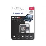 Integral 64GB Micro SDXC Ultima Pro U3 100MB/s + Adapter - INMSDX64G10070V30