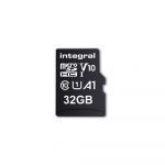 Integral 32GB Micro SDXC UHS-l U1 100MB/s + Adapter - INMSDH32G100V10
