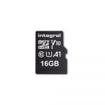 Integral 16GB Micro SDXC UHS-l U1 100MB/s + Adapter - INMSDH16G100V10