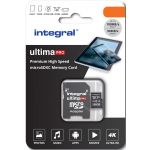 Integral 32GB Micro SDHC U3 100MB/s Classe 10 + Adapter - INMSDH32G10070V30