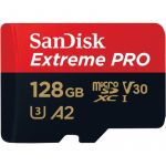 SanDisk 128GB MicroSDXC Extreme Pro Deluxe A2 Class 10 V30 UHS-I U3 - SDSQXCY-128G-GN6MA
